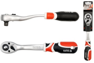 GRZECHOTKA WYGIĘTA DO NASADKEK 255MM 1/2'' YATO