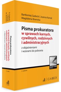 Pisma prokuratora w sprawach karnych cywilnych wzo
