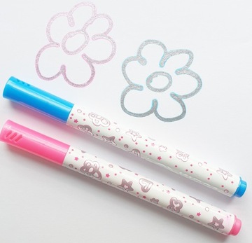 Magiczny marker PISAK z podwójną linią 2 szt Kidea