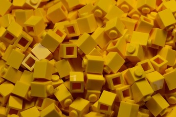 Lego żółty klocek 1x1 3005 40szt