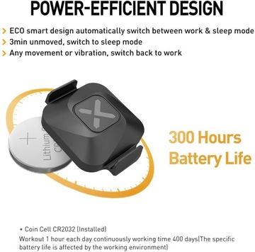 XOSS Vortex Cadence + датчик скорости 2 шт.