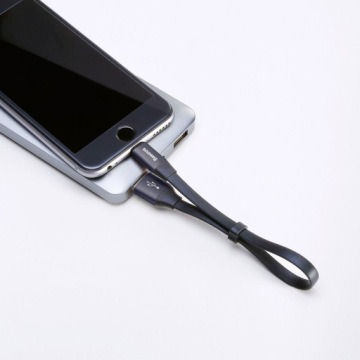 КАБЕЛЬ BASEUS FAST USB/Lightning ПЛОСКИЙ КАБЕЛЬ 2А ДЛЯ ТЕЛЕФОНА POWERBANK 23см