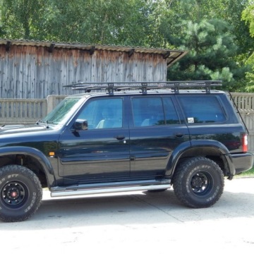 Nissan Patrol длинный багажник с сеткой, корзина на крышу для палатки-платформы