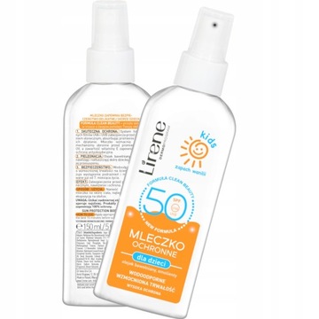 LIRENE KIDS MLECZKO OCHRONNE DO OPALANIA SPF 50 spray dla dzieci