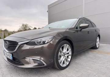 Mazda 6 III Kombi Facelifting 2.2 SKYACTIV-D I-ELOOP 175KM 2016 Mazda 6 bezwypadek1wlascicielserwis aso4x4NAKAMA 2.2 Diesel 175KM