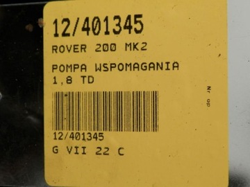 ROVER 200 MK2 ČERPADLO SERVA 1,8 TD