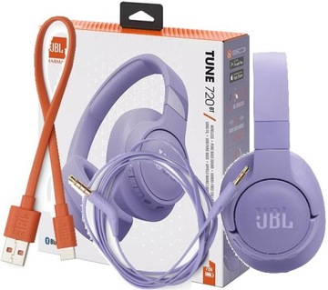 JBL TUNE 720BT / FIOLETOWE - Słuchawki bezprzewodowe/ DO 76 GODZ NA BATERII