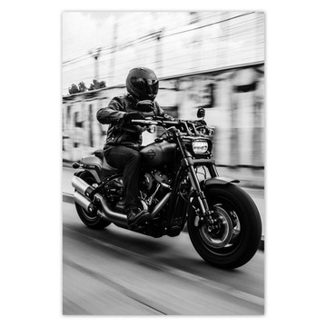 Plakaty 80x120 Harley Davidson Motocykl