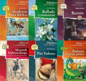 PAKIET LEKTURY OBOWIĄZKOWE Z OPRACOWANIEM KLASA 4