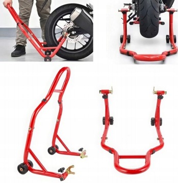 2x ПОДЪЕМНИК ДЛЯ МОТОЦИКЛА ДЛЯ ПЕРЕДНЕГО ЗАДНЕГО ДВИГАТЕЛЯ ПЕРЕДНЕГО ЗАДНЕГО МОТОЦИКЛА