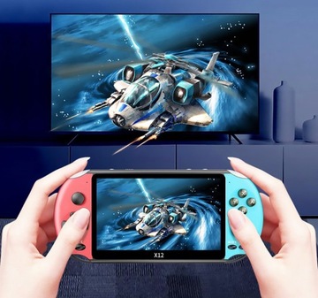 ПОРТАТИВНАЯ ИГРОВАЯ КОНСОЛЬ X12 РЕТРО С МНОГОИГРАМИ 5,1 ДЮЙМА