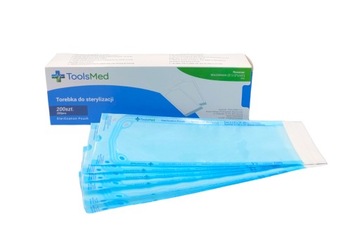Torebki do sterylizacji 90x260mm 200 szt/op