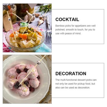 Бамбуковые шашлычки Барбекю Десерт Палочка Закуска