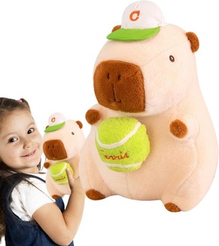 PLUSZAK MASKOTKA KAPIBARA CAPIBARA MIĘKKA ZABAWKA PREZENT 30CM