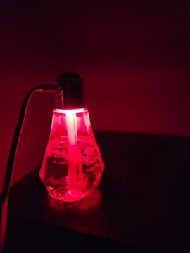 ПАРОВОЙ УВЛАЖНИТЕЛЬ ВОЗДУХА ДИФФУЗОР RGB ЛАМПОЧКА