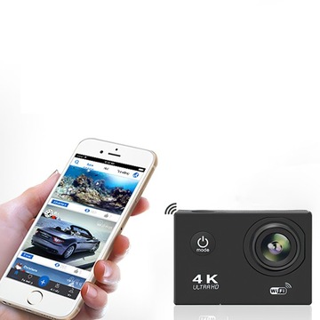 ВОДОНЕПРОНИЦАЕМАЯ СПОРТИВНАЯ КАМЕРА С НАБОРОМ АКСЕССУАРОВ