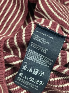 Tommy Hilfiger denim sweter męski unikat logo M L