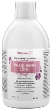 PHARMOVIT KWAS HIALURONOWY KOLAGEN WITAMINA C CYNK