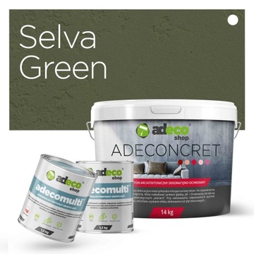 Beton dekoracyjny duży zestaw - Selva Green