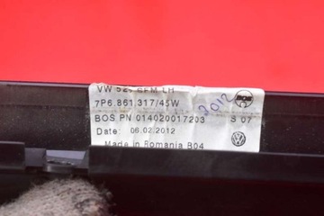 ROLETA DVEŘE LEVÝ ZADNÍ 7P6861317 VW TOUAREG 2 II 7P 10-14
