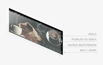 Panel szklany hartowany do łazienki 100x200 LIŚCIE