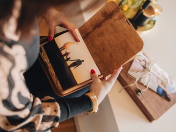 Drewniane pudełko na odbitki GRAWER PERSONALIZACJA