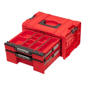Zestaw skrzyń narzędziowych Qbrick System PRO RED UHD Drawer Workshop SET 6