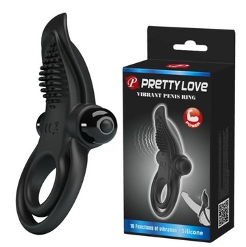 Mega Stymulacja Pierścień Vibrant Penis Ring