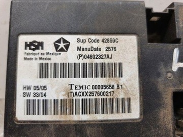 04602327AJ JINÉ MODUL 3.0 CRD 4X4 160 2006 JEEP COMMANDER (XK XH)