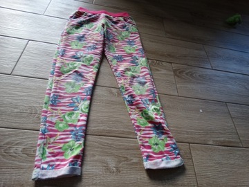 YILLFAO SPODNIE KWIATY ZEBRA 134