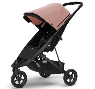Thule Spring wózek spacerowy Black z daszkiem Canopy