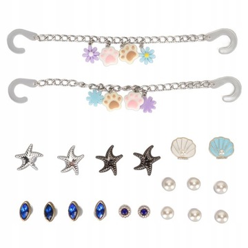 20 шт. зажимы для обуви «сделай сам», декоративные съемные