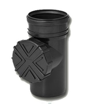 Czyszczak z sitkiem grafit osadnik rynny rynnowy 110mm KARMAT