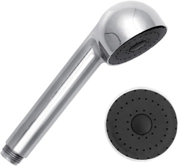 SŁUCHAWKA PRYSZNICOWA CHROM 1 FUNKCJA 60 mm FALA