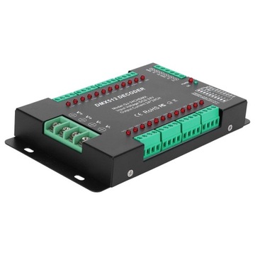 24-kanałowy kontroler dekodowania DMX512 LED