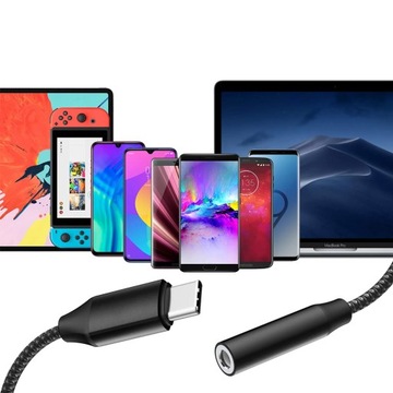 АДАПТЕР АДАПТЕР-ПЕРЕХОДНИК USB C MINI JACK 3,5 мм AUX DAC ДЛЯ SAMSUNG