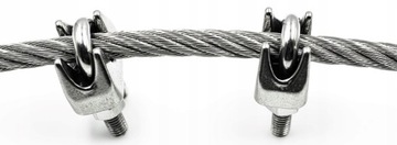 ЗАЖИМ 10 мм КИСЛОСТОЙКИЙ ВЕРЕВОЧНЫЙ, нержавеющая сталь A4 8248