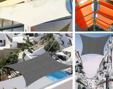 ТЕНТ SUN SAIL GARDEN ВОДОНЕПРОНИЦАЕМЫЙ 400х200 4х2м