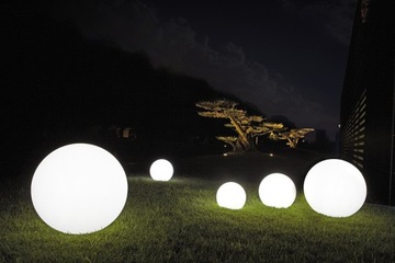 Świecąca Kula ogrodowa zewnętrzna 45cm + LED 9W