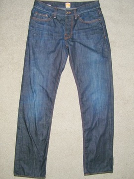 HUGO BOSS - BOSS ORANGE - SPODNIE JEANSY - rozm 33/34 - ZNAKOMITE !!!