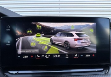 Skoda Octavia IV Kombi 2.0 TDI SCR 200KM 2021 Skoda Octavia RS 2.0TDI DSG 200KM 4x4 Matrix Kamera WEBASTO HeadUP ACC Vir, zdjęcie 30