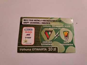 ZAGŁĘBIE SOSNOWIEC - RUCH RADZIONKÓW 22-08-2009