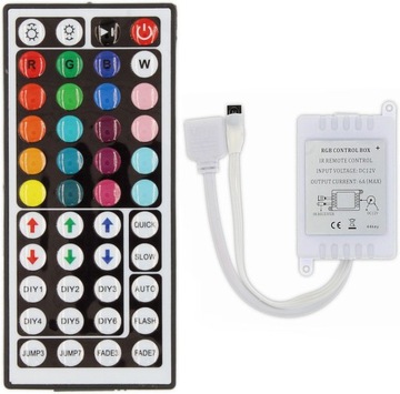 Sterownik Kontroler do Taśm LED RGB Pilot 44p IR
