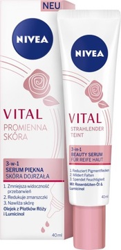 NIVEA VITAL Promienna Skóra Serum Piękna 3w1