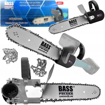 PIŁA ŁAŃCUCHOWA PRZYSTAWKA DO SZLIFIERKI KĄTOWEJ ADAPTER PILARKA