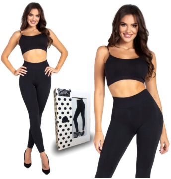 ВЫСОКИЕ БРЮКИ GATTA SKINNY HOT WAIST, ЧЕРНЫЕ, L