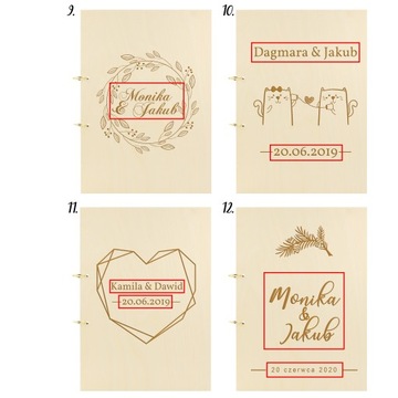 Album Na Zdjęcia Fotobudka - Drewniany