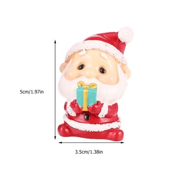 Миниатюрные новогодние фигурки Маленькие украшения