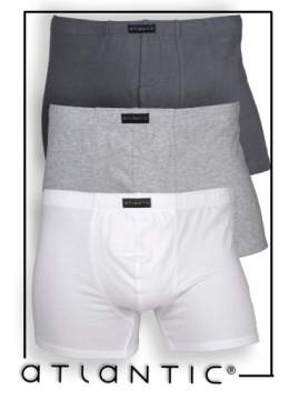 ATLANTIC Шорты 3MH-007 хлопок 3 шт. плотный/белый/белый L