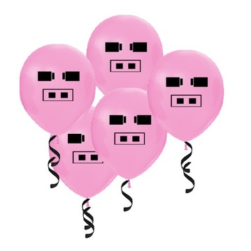 BALONY zestaw na urodziny PIKSELE TNT
